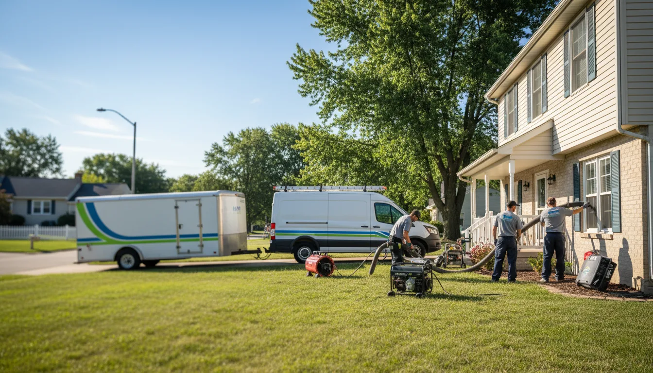 Flooded Basement Restoration And Cleanup With Repair in Hanover, KS near me